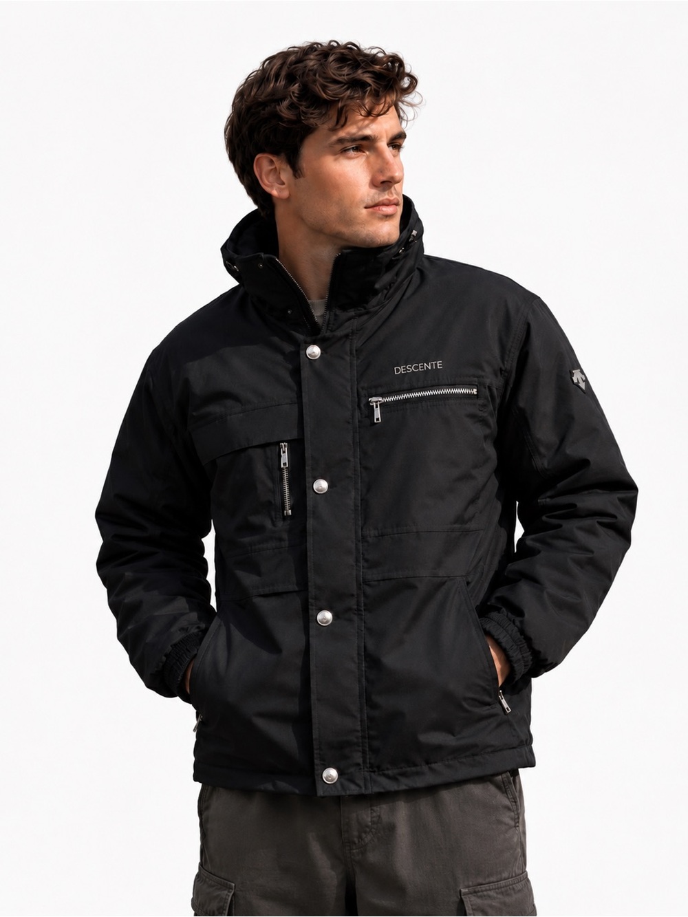 Vintage Descente Black Insulated Ski Jacket Men’s L / Japan XO